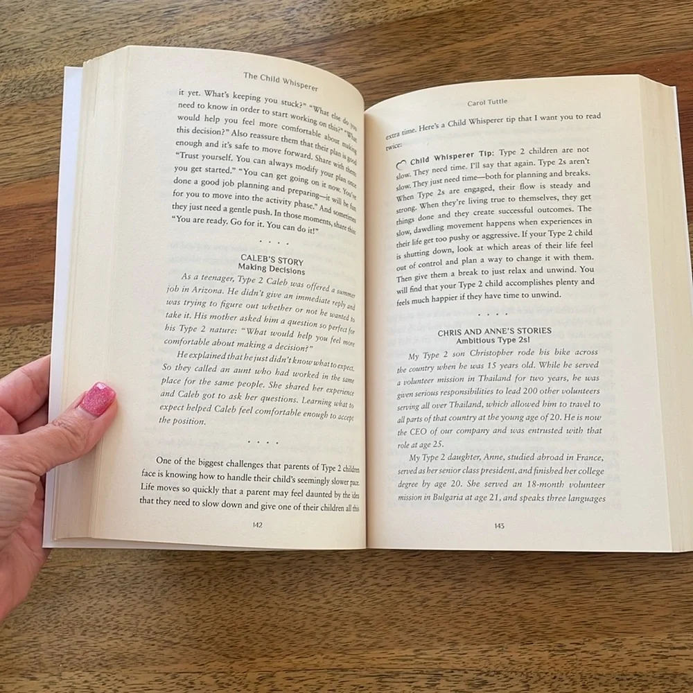 The Child Whisperer Book by Carol Tuttle
